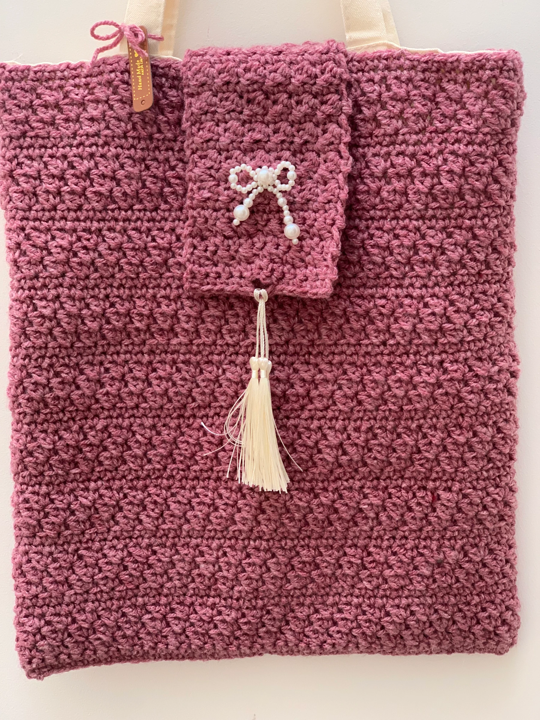 Bolsa de crochê em estilo vintage. Feita por Anne. Nova! – photo 2
